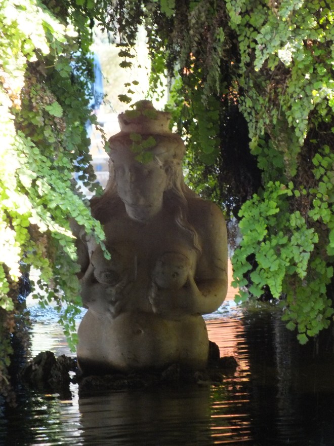 Goddess in Grotto Real Alcazar Garden