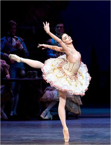 Ballerina Natalia Osopova as Kitri in ballet Don Quixote