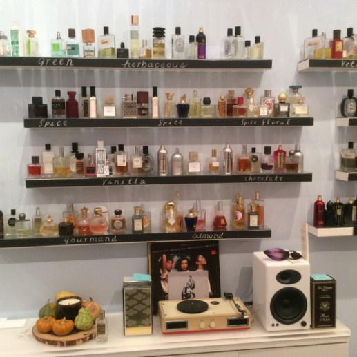 Scent bar retail store in Los Angeles, home of luckyscent.com online fragrance retailer