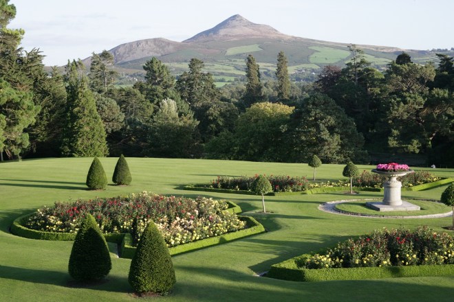 Italian gardens at Powerscourt in Wicklow, Ireland; image from www.powerscourt.com.