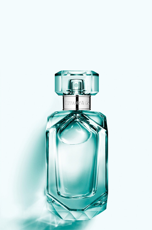 Blue bottle of Tiffany & Co. Intense eau de parfum