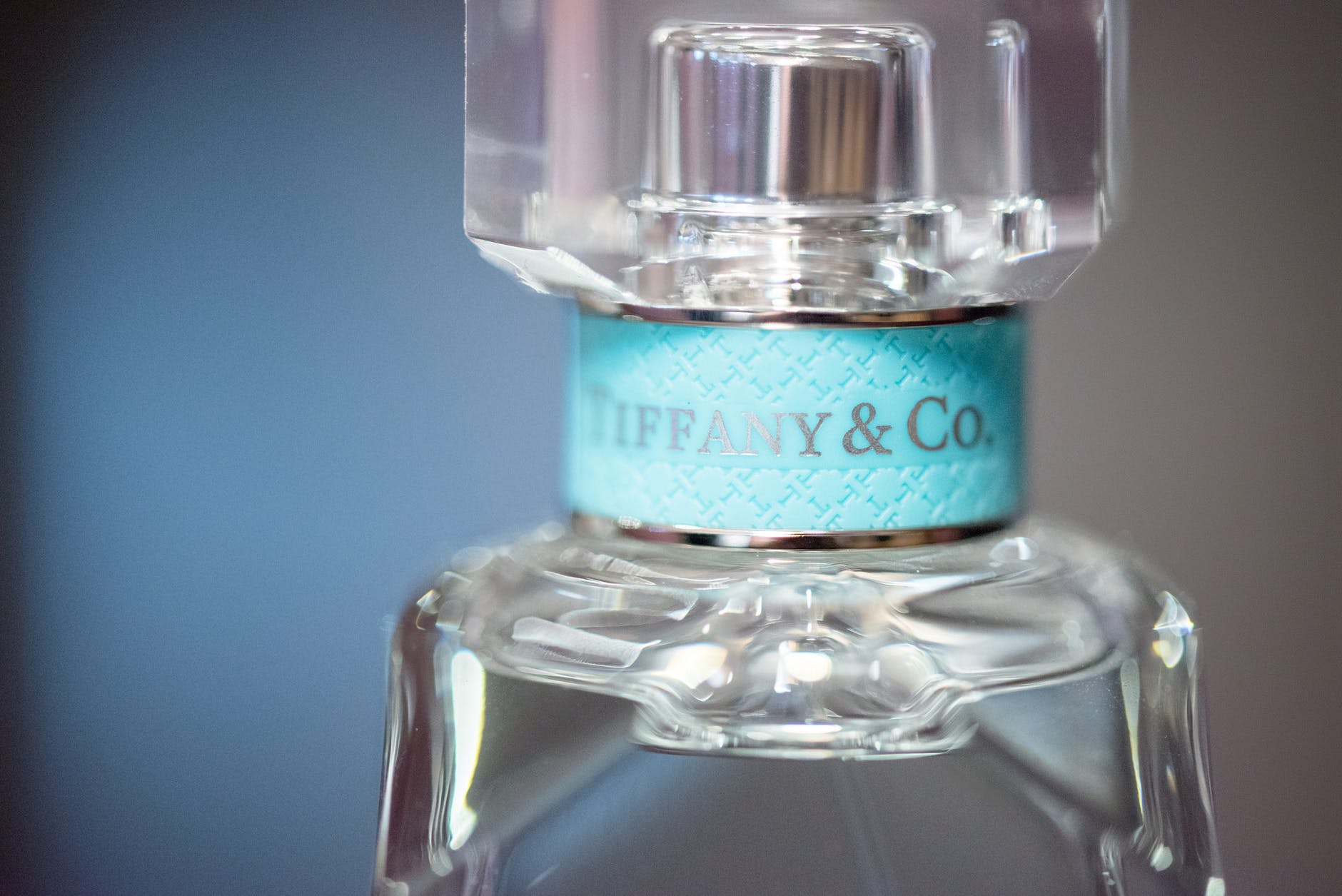 Bottle of Tiffany & Co. perfume Tiffany blue