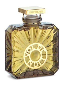 Propeller bottle of Guerlain's Vol de Nuit parfum