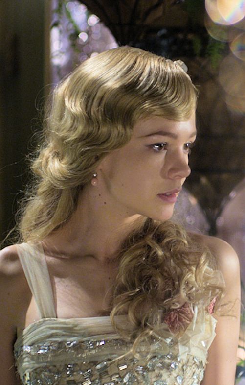 Actress Carey Mulligan as the young Daisy Buchanan in Baz Luhrman's The Great Gatsby, by F. Scott Fitzgerald.