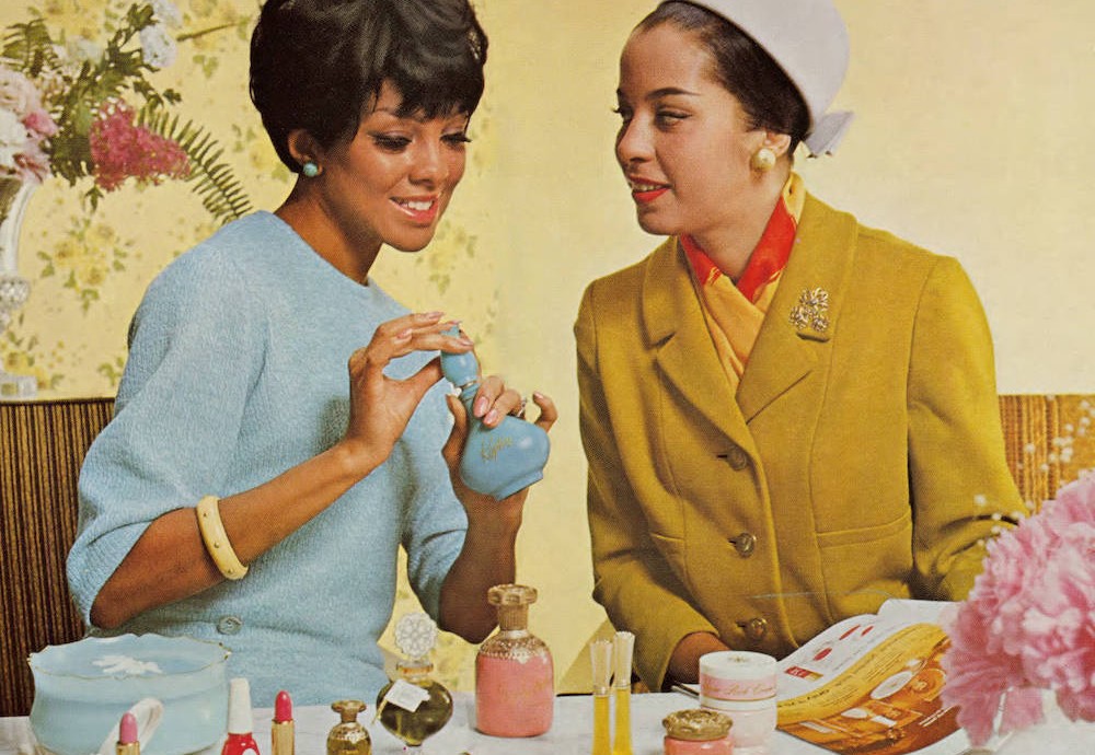 Vintage Avon fragrance ad, 1960s
