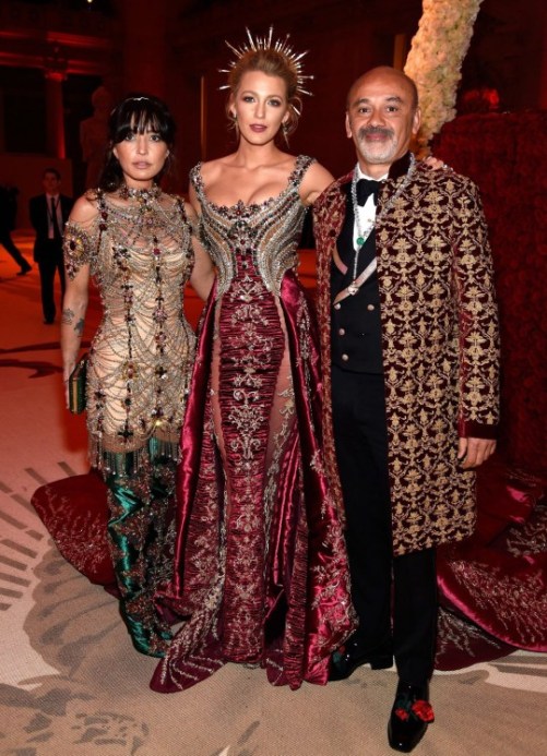 Met Gala 2018: Lively, Morano, Louboutin.