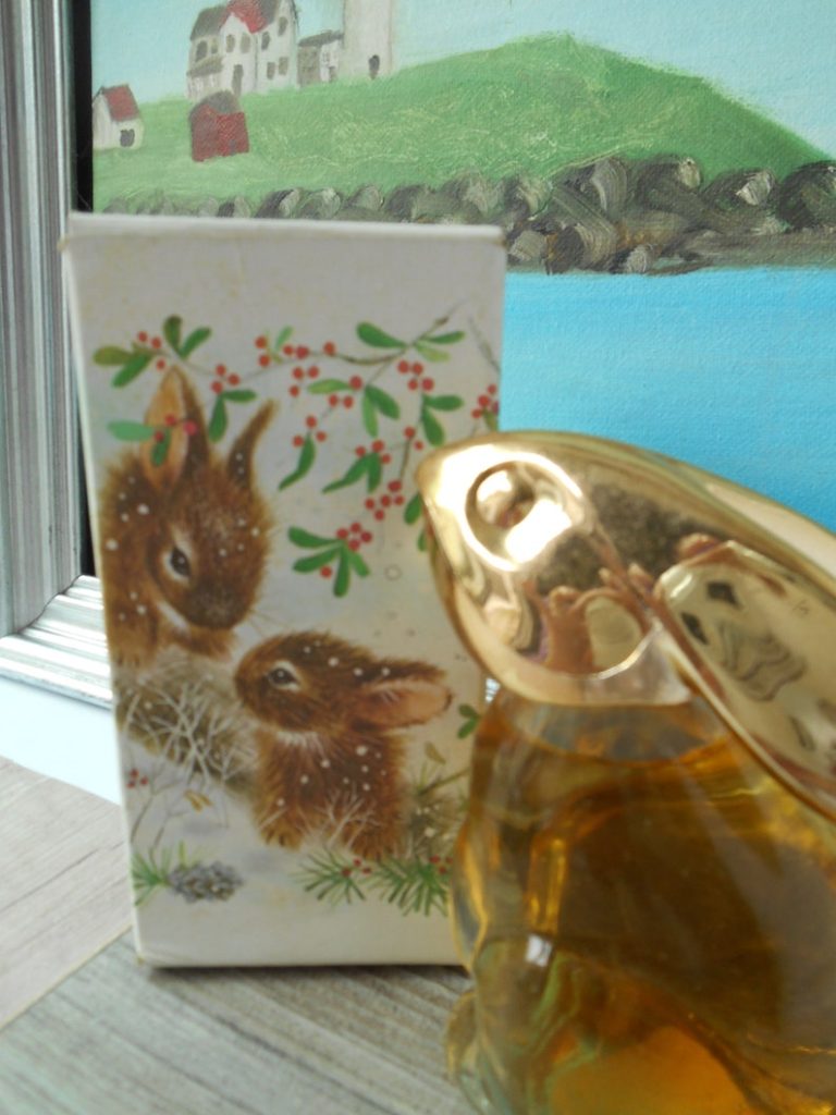 Avon fragrance bottle shaped like rabbit