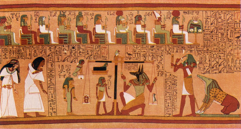Egyptian illustration from the Book of the Dead
