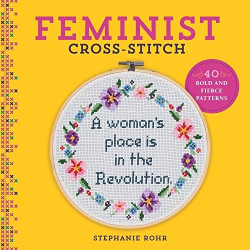 Book of feminist cross stitch patterns