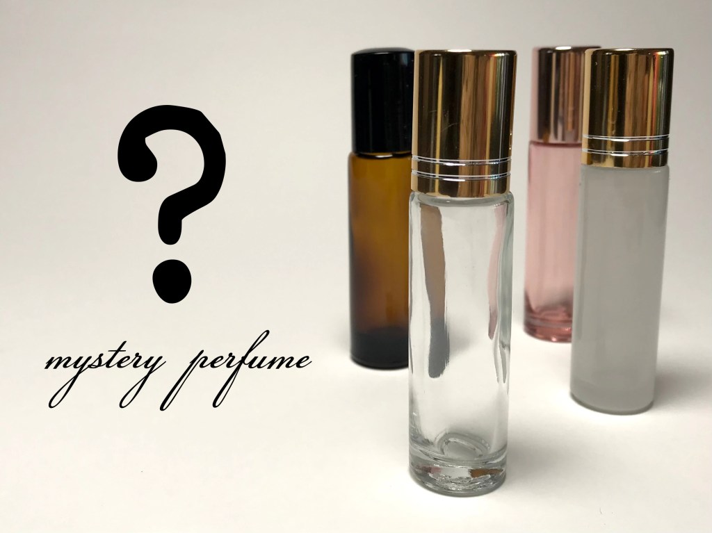 Unlabeled decants of mystery perfume